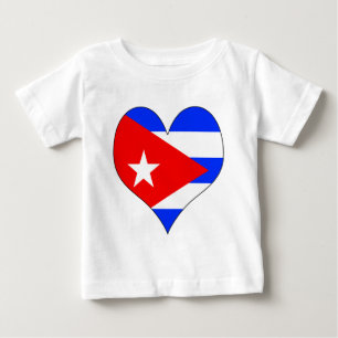 T-shirt Pour Bébé J'aime le Cuba