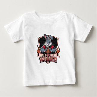 T-shirt Pour Bébé J'aime le football