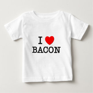 T-shirt Pour Bébé J'aime le LARD (la nourriture)