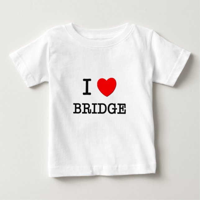 T-SHIRT POUR BÉBÉ J'AIME LE PONT (Devant)