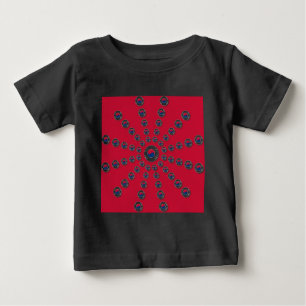 T-shirt Pour Bébé J'aime le rouge