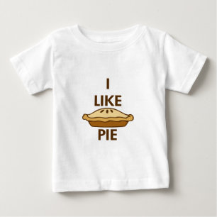 T-shirt Pour Bébé J'aime le tarte