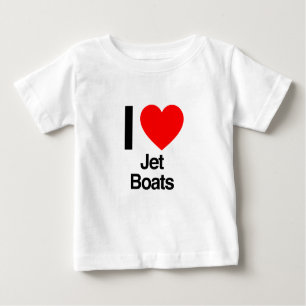 T-shirt Pour Bébé j'aime les bateaux à réaction