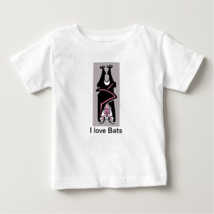 T-shirt Pour Bébé J'aime les chauves-souris - Les espèces en péril -