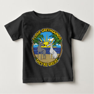 T-SHIRT POUR BÉBÉ J'AIME LES GRANDS-ARTS, ILS SONT GRANDS