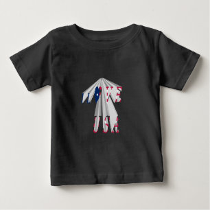 T-SHIRT POUR BÉBÉ J'AIME LES USA