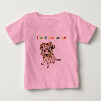 T-shirt Pour Bébé J'Aime Ma Chemise Bébé À Longue Manche À Oncle