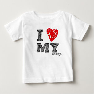 T-shirt Pour Bébé J'aime MA maman