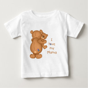 T-shirt Pour Bébé J'aime ma maman - le nourrisson T