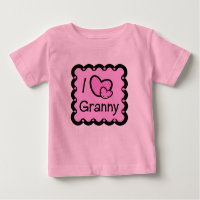 J'aime mamie T-Shirte mignon
