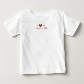 T-shirt Pour Bébé J'aime mon baba et Dido