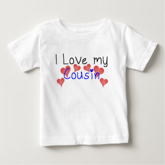 T-shirt Pour Bébé J'aime mon cousin