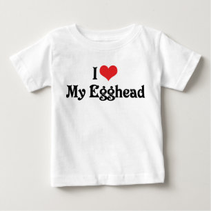 T-shirt Pour Bébé J'aime mon Egghead