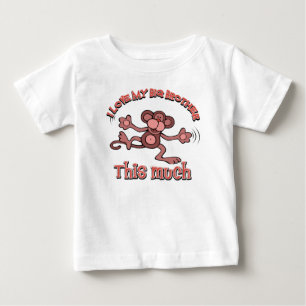 T-shirt Pour Bébé J'aime mon grand frère