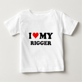 T-shirt Pour Bébé J'aime mon gréeur