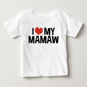T-shirt Pour Bébé J'Aime Mon Mamaw