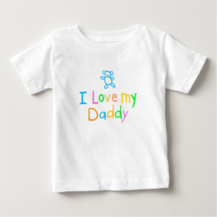 T-shirt Pour Bébé J'Aime Mon Papa