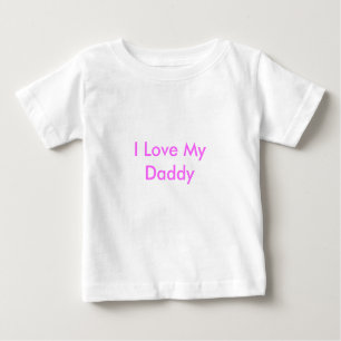 T-shirt Pour Bébé J'aime mon papa
