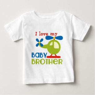 T-shirt Pour Bébé J'aime mon petit frère