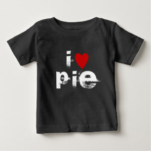 T-shirt Pour Bébé J'aime P TART Texte personnalisé COEUR TART ENFA