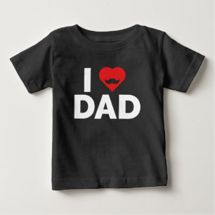 T-shirt Pour Bébé J'aime Papa