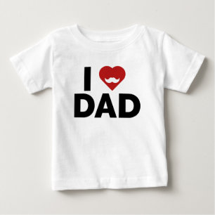 T-shirt Pour Bébé J'aime Papa