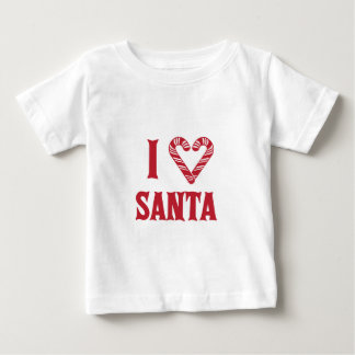 T-shirt Pour Bébé J'aime Père Noël
