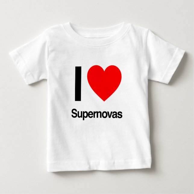 T-shirt Pour Bébé j'aime supernovas (Devant)
