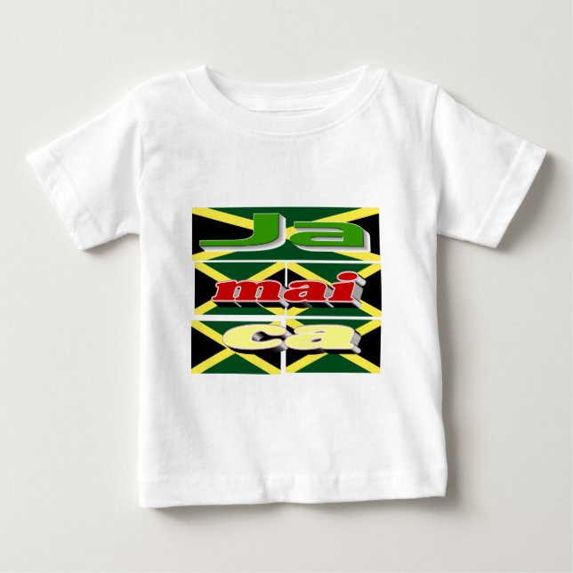 T-shirt Pour Bébé Jamaïque (Devant)