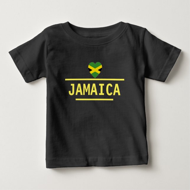 T-shirt Pour Bébé Jamaïque (Devant)