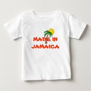 T-shirt Pour Bébé JAMAÏQUE : Chemise bébé "made in Jamaica"