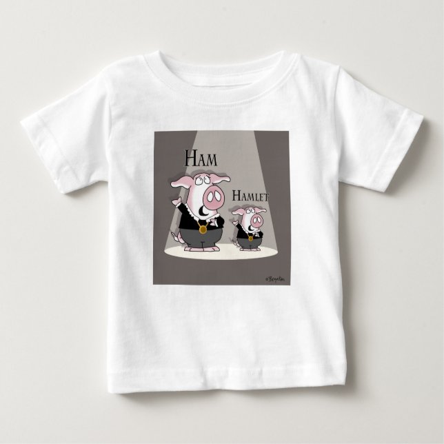 T-shirt Pour Bébé Jambon / Hamlet (Devant)
