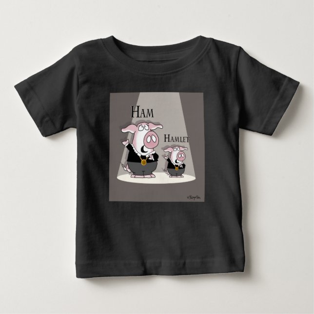 T-shirt Pour Bébé Jambon / Hamlet (Devant)