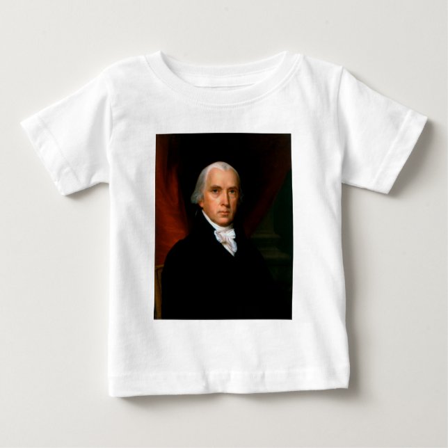 T-shirt Pour Bébé James Madison 4e Président des États-Unis (Devant)