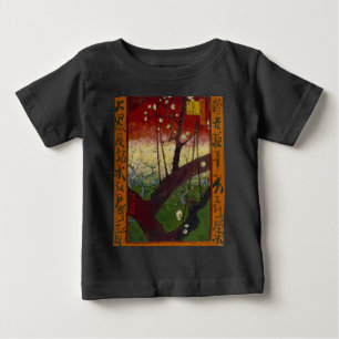 T-shirt Pour Bébé Japonaiserie de Van Gogh d'après Hiroshige