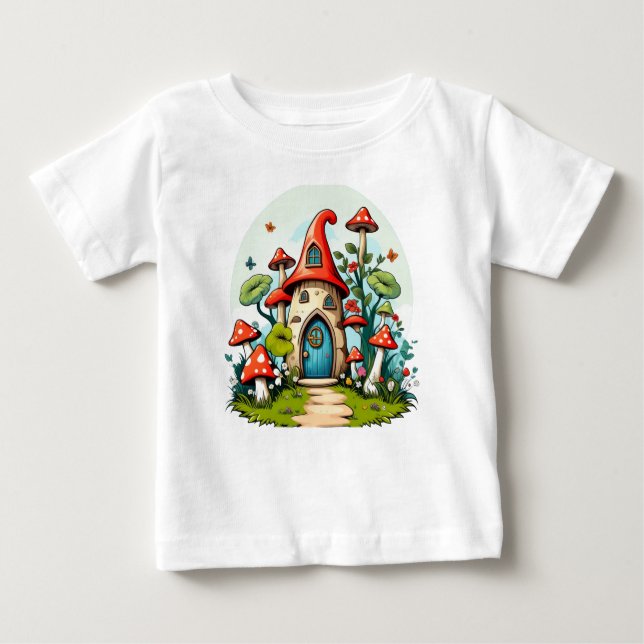 T-shirt Pour Bébé Jardin enchanté (Devant)