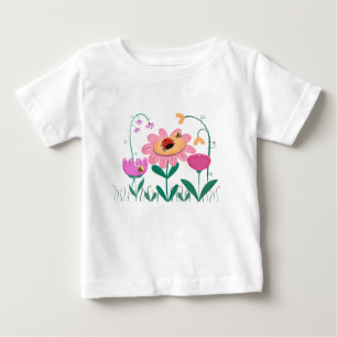 T-shirt Pour Bébé Jardin Whimsical 2