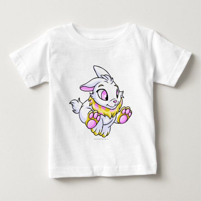 T-shirt Pour Bébé Jaune de Cybunny (Devant)