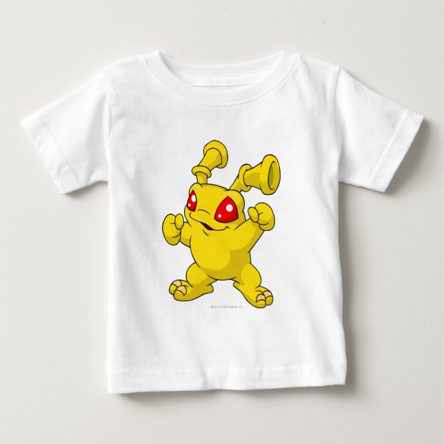 T-shirt Pour Bébé Jaune de Grundo (Devant)