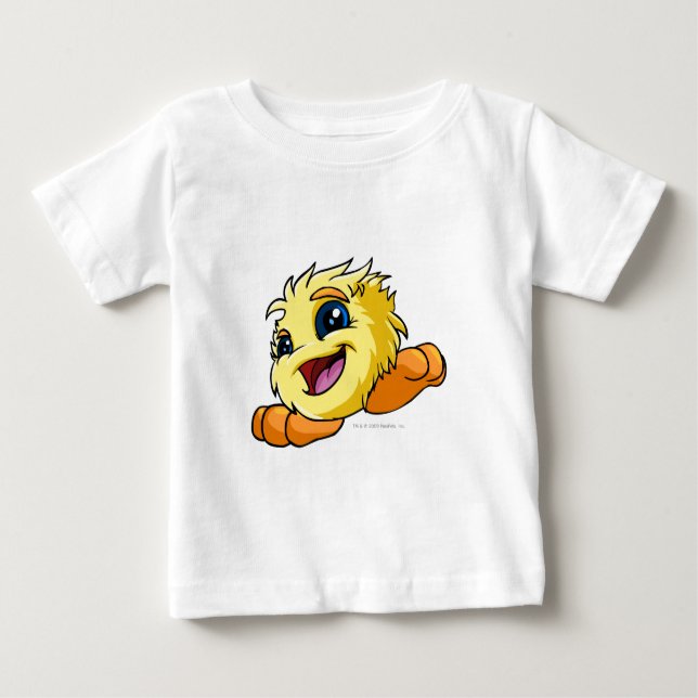 T-shirt Pour Bébé Jaune de JubJub (Devant)