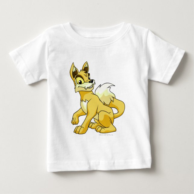 T-shirt Pour Bébé Jaune de Lupe (Devant)