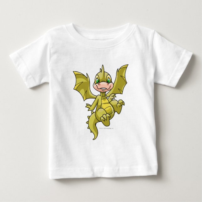 T-shirt Pour Bébé Jaune de Scorchio (Devant)