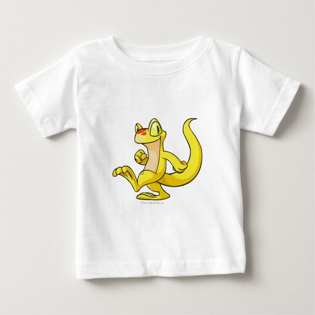 T-shirt Pour Bébé Jaune de Techo (Devant)