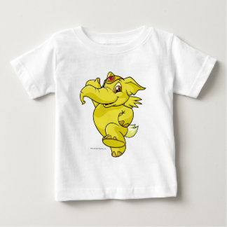 T-shirt Pour Bébé Jaune d'Elephante