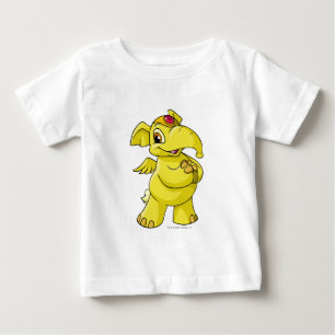T-shirt Pour Bébé Jaune d'Elephante