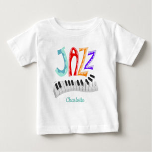 T-shirt Pour Bébé Jazz Lettering