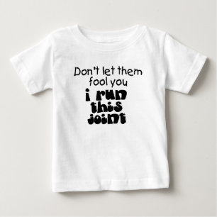 T-shirt Pour Bébé Je cours ce T-shirt commun de bébé