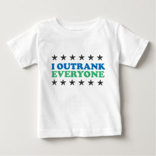T-shirt Pour Bébé Je dépasse tous