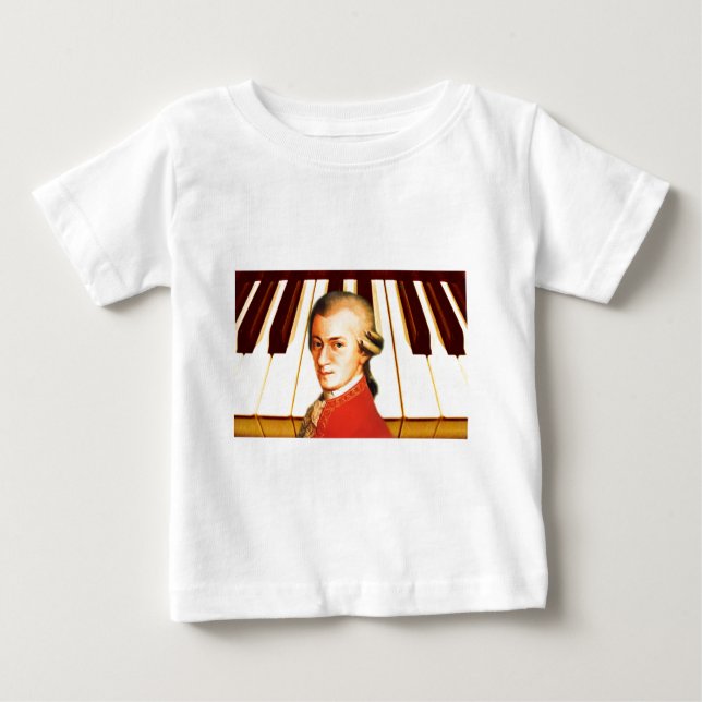 T-shirt Pour Bébé Je joue à Mozart_ (Devant)