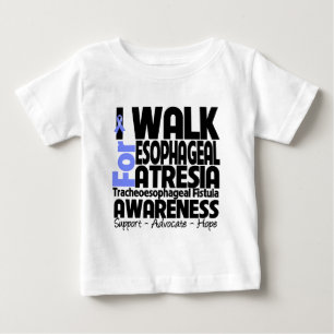 T-shirt Pour Bébé Je marche pour la conscience oesophagienne